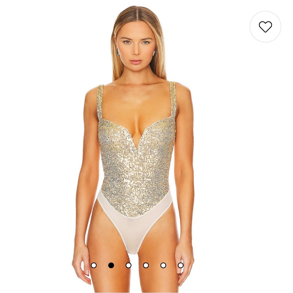 Gold Sequin Women's Top